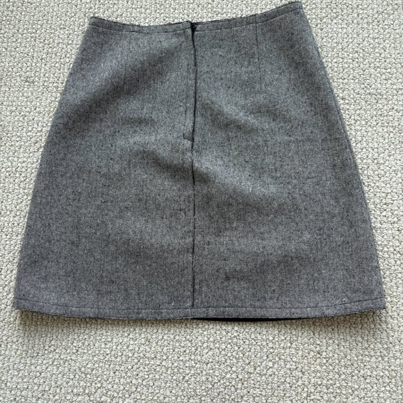Sandro Wool Mini Skirt - Picture 2 of 5